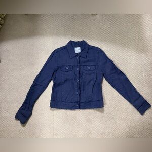 Tommy Bahama Ladies Linen Blue Jacket